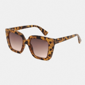 Unisex Leopard Zagęścić Pełnoklatkowe Okulary Przeciwsłoneczne Chroniące Przed Promieniowaniem Uv