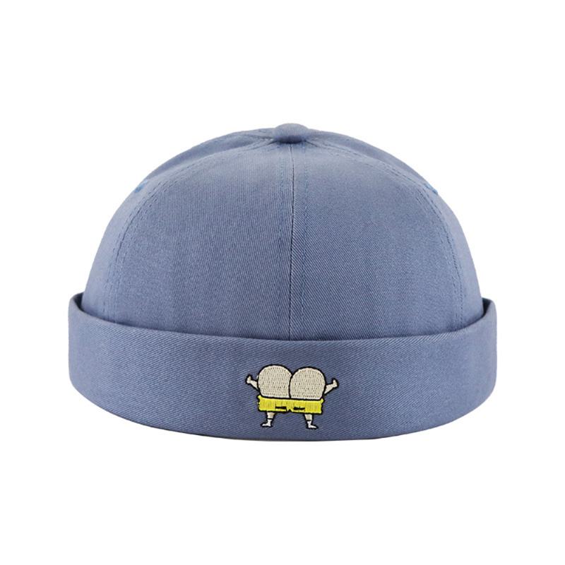 Unisex Melon Hat Summer Cienka Sekcja Hip Hop Landlord Hat Retro Leisure Street Brimless Hats