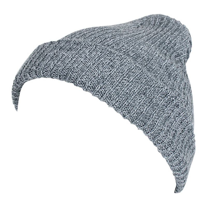 Unisex Mężczyźni Kobiety Stripe Dzianinowa CZapka Beanie Pure Color Elastyczna Zimowa Ciepła CZapka