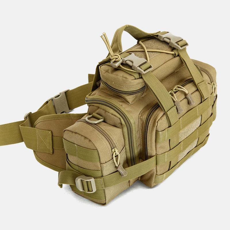 Unisex Nylon Tactical Camouflage Outdoor Riding Multi-carry Torba Narzędziowa Torba Crossbody Torba Na Talię