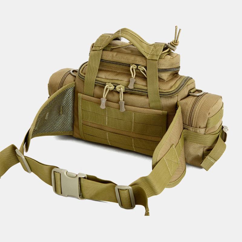 Unisex Nylon Tactical Camouflage Outdoor Riding Multi-carry Torba Narzędziowa Torba Crossbody Torba Na Talię