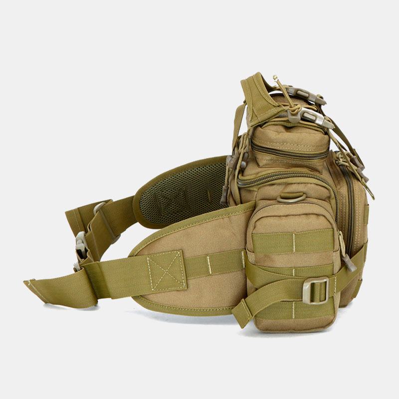 Unisex Nylon Tactical Camouflage Outdoor Riding Multi-carry Torba Narzędziowa Torba Crossbody Torba Na Talię