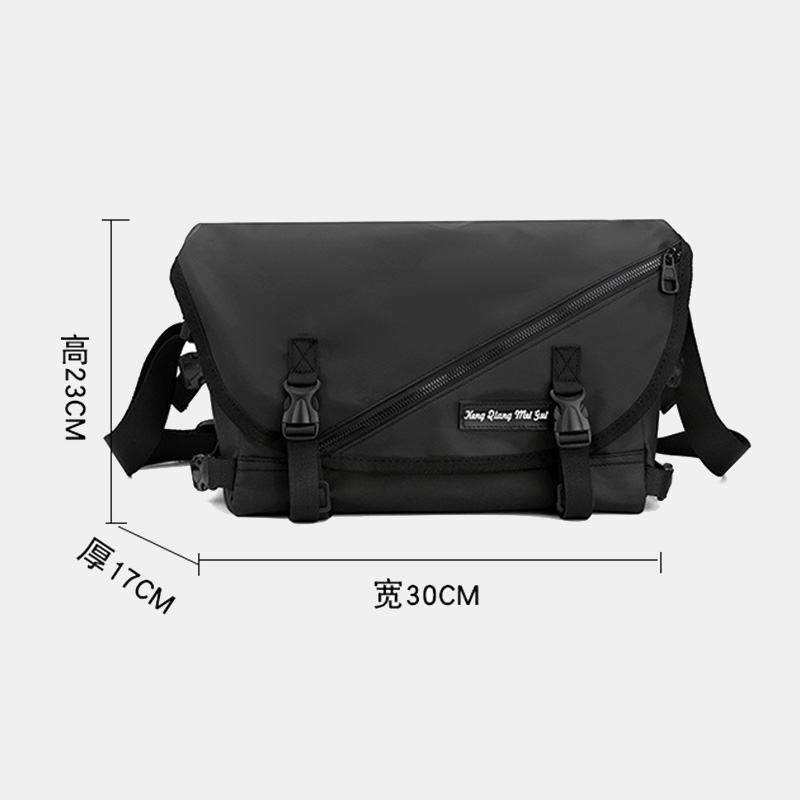 Unisex O Dużej Pojemności Tylne Kieszenie Antykradzieżowe Crossbody Minimalistyczna Klamra Nylonowa Torba Na Ramię Torba Na Ramię