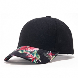 Unisex Outdoor Flower Duck Tongue Casual Hat