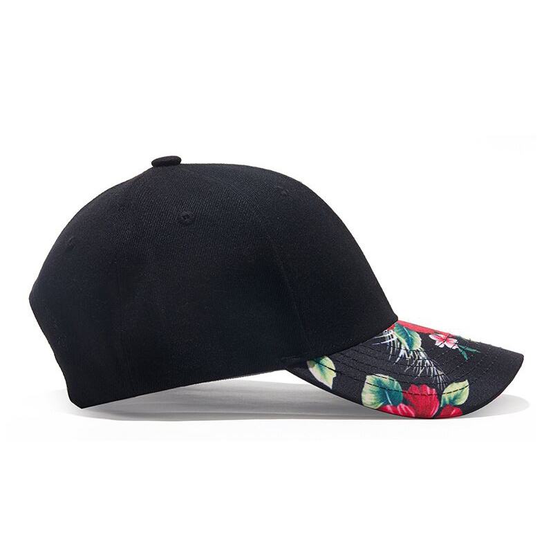 Unisex Outdoor Flower Duck Tongue Casual Hat