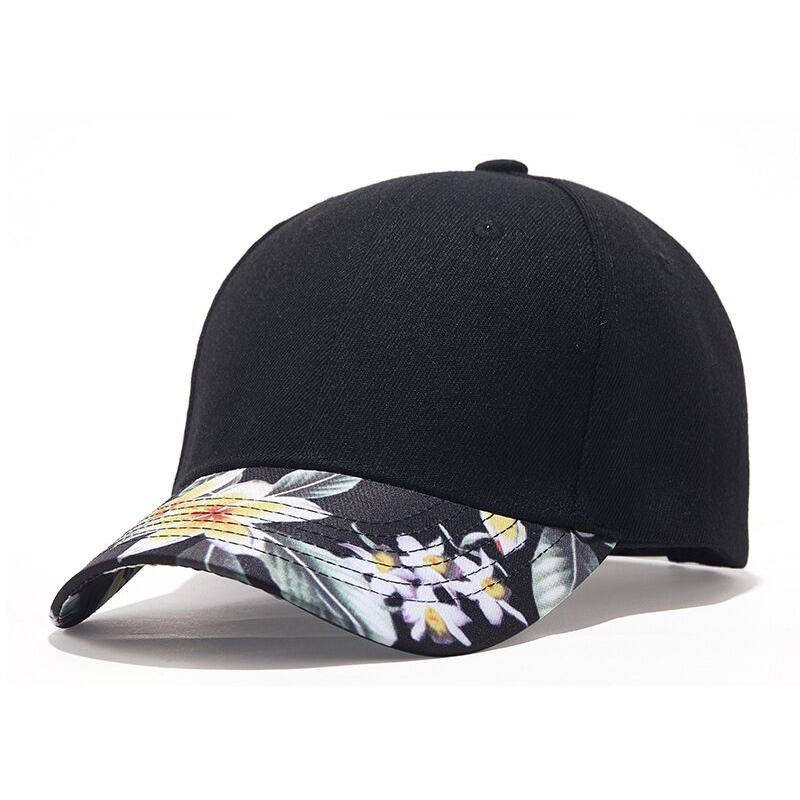 Unisex Outdoor Flower Duck Tongue Casual Hat