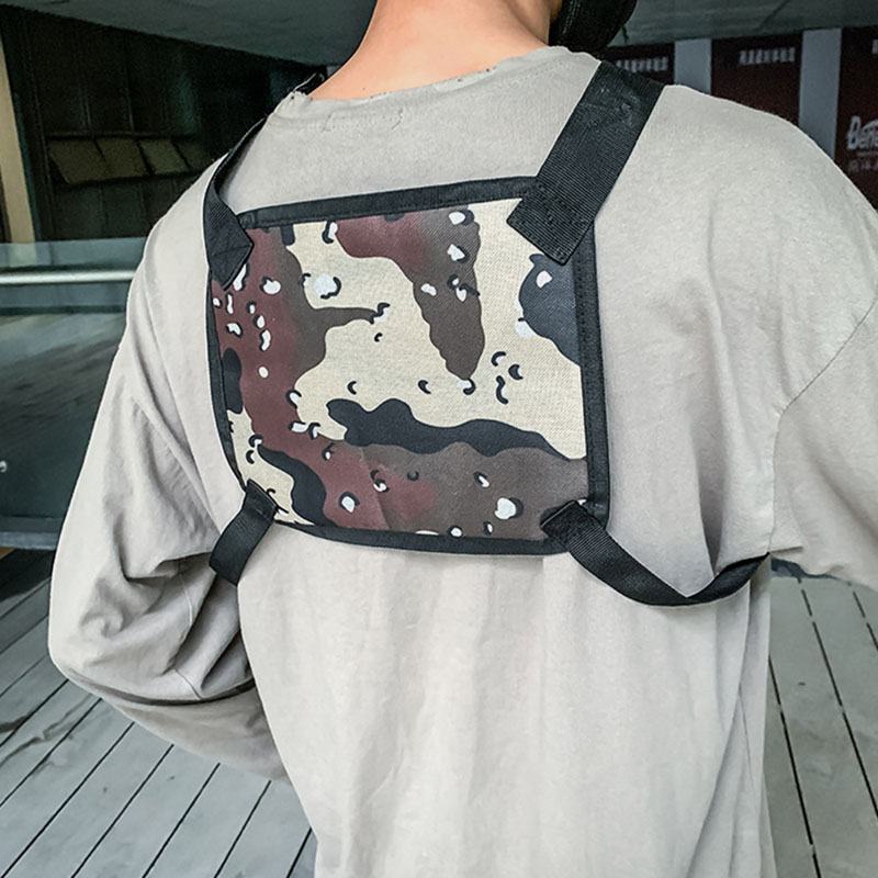 Unisex Oxford Cloth Camouflage Tactical Cool Tooling Vest Plecak Na Zewnątrz Torba Na Telefon Torba Dla Par