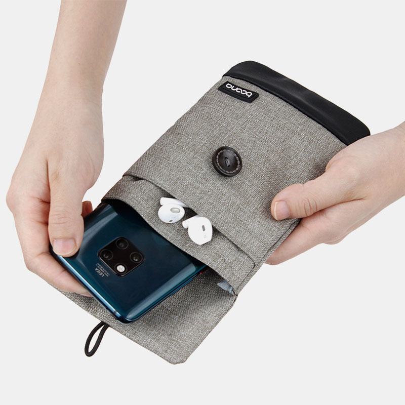 Unisex Oxford Pu Leather Przenośna Odporna Na Kurz Wodoodporna Mobilna Torba Na Zestaw Słuchawkowy Telefon Power Bank Torba Do Przechowywania Torby Kopertówki