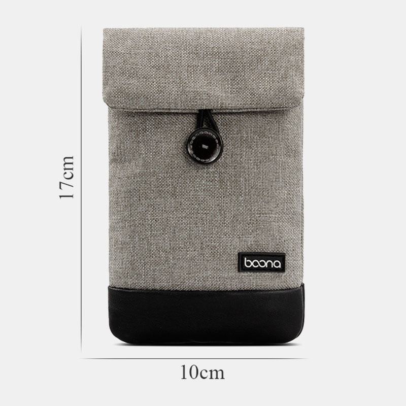 Unisex Oxford Pu Leather Przenośna Odporna Na Kurz Wodoodporna Mobilna Torba Na Zestaw Słuchawkowy Telefon Power Bank Torba Do Przechowywania Torby Kopertówki