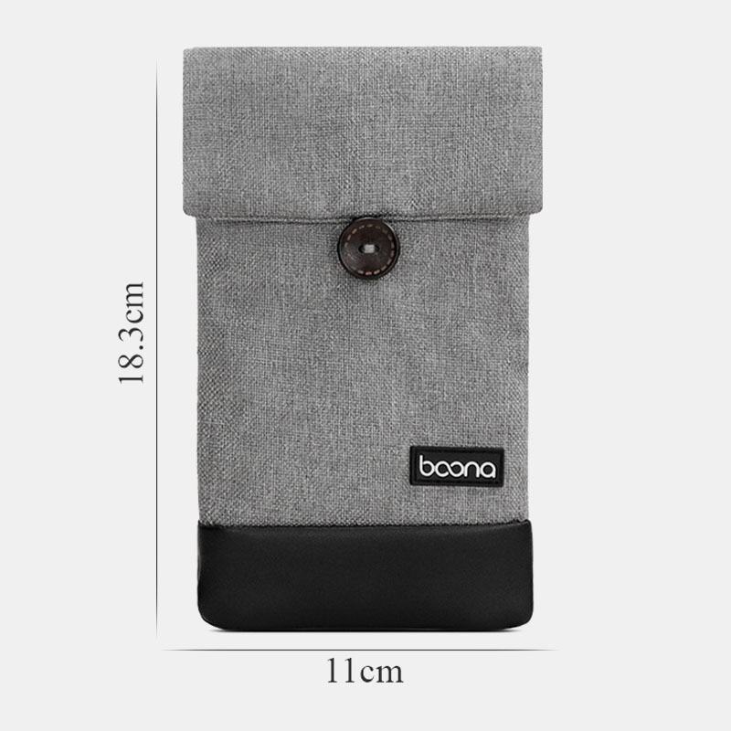 Unisex Oxford Pu Leather Przenośna Odporna Na Kurz Wodoodporna Mobilna Torba Na Zestaw Słuchawkowy Telefon Power Bank Torba Do Przechowywania Torby Kopertówki