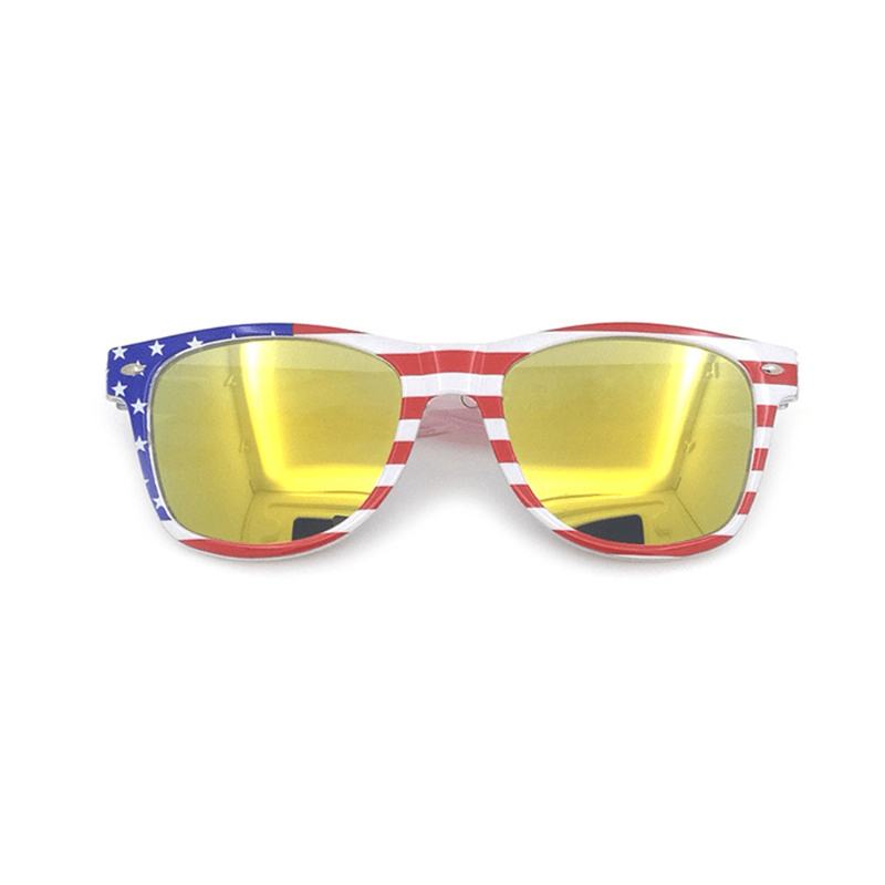 Unisex Patriotyczne Polarspex 80's Retro Modne Stylowe Okulary Przeciwsłoneczne