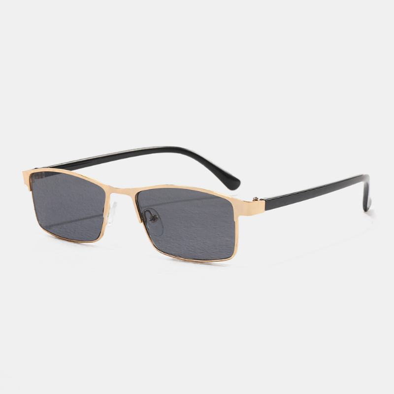 Unisex Retro Mała Ramka Kwadratowa Ramka Przyciemniane Soczewki Okulary Podróżne Okulary Przeciwsłoneczne Chroniące Przed Promieniowaniem Uv