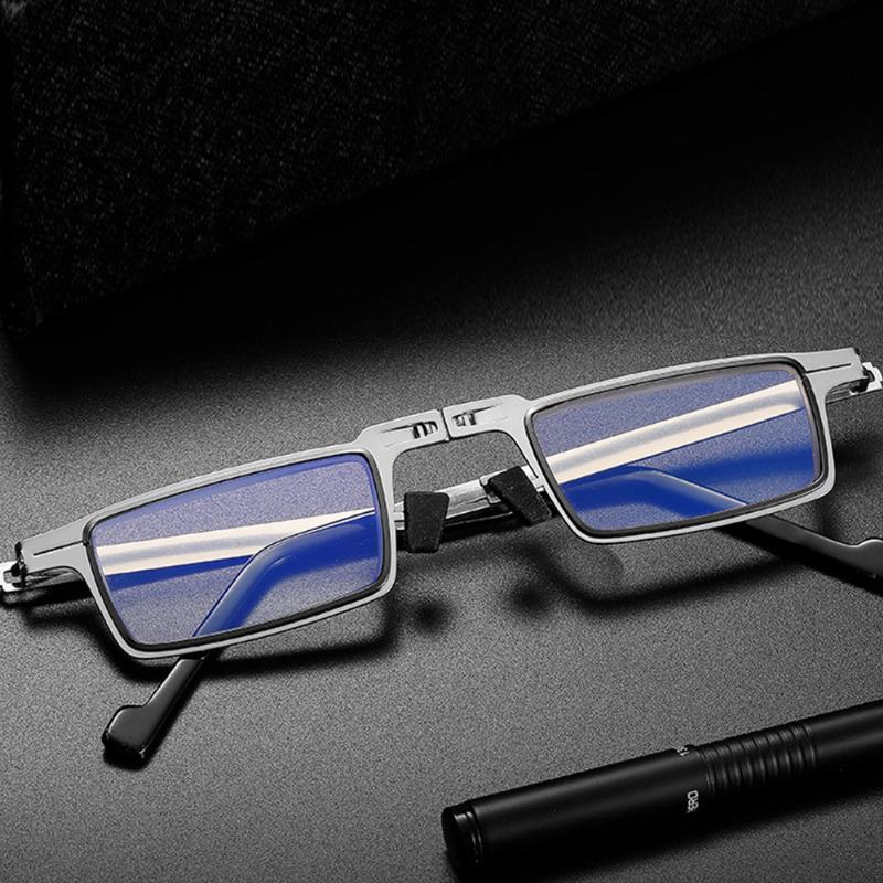 Unisex Składane Ultralekkie Bezśrubowe Anty-niebieskie Światło Odporne Na Zmęczenie Łatwe Do Noszenia Okulary Do CZytania Okulary Prezbiopijne