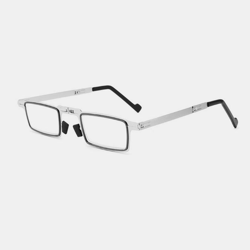 Unisex Składane Ultralekkie Bezśrubowe Anty-niebieskie Światło Odporne Na Zmęczenie Łatwe Do Noszenia Okulary Do CZytania Okulary Prezbiopijne