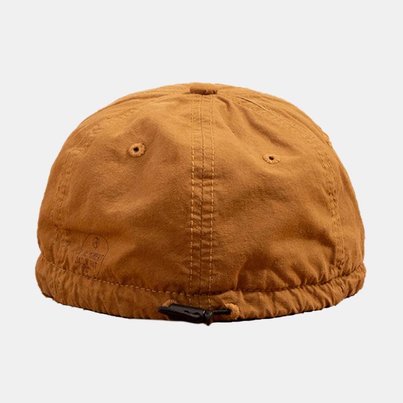 Unisex Solid Color Short Sort Brim Snapback Hat Casual Wild Elastic Band CZapka Z Daszkiem