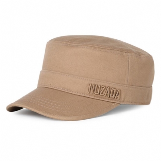 Unisex Solidna Regulowana CZapka Z Daszkiem Leisure Outdoor Visor Forward Flat Hat