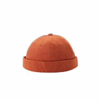 Unisex Street Yuppie Hat Letters Haftowane Kapelusze Landlord Beret Beret Tide Brimless Hats