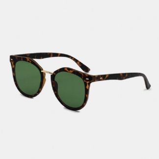 Unisex Tortoiseshell Square Full Frame Moda Casual Okulary Przeciwsłoneczne Chroniące Przed Promieniowaniem Uv