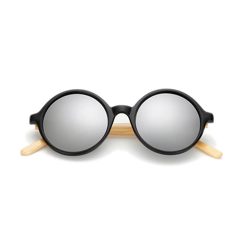 Unisex Vintage Retro Okrągłe Okulary Przeciwsłoneczne Uv400 Handmade Okulary Przeciwsłoneczne Na Nogach Okulary