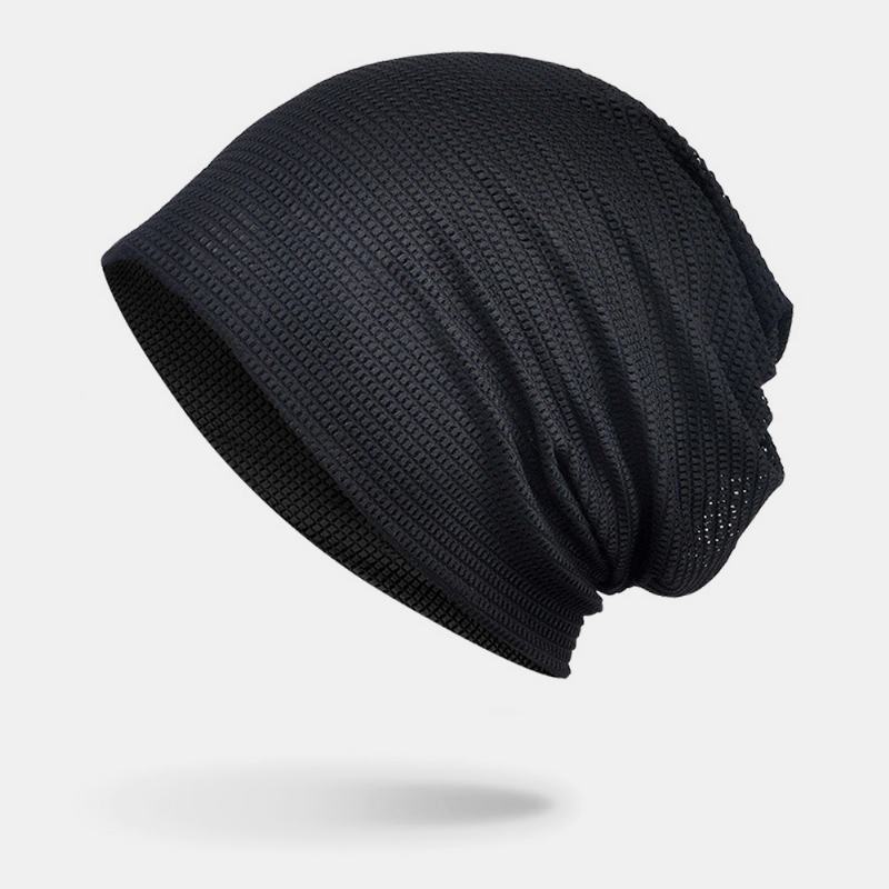 Unisex Wielofunkcyjna Siatka Oddychająca Pochłaniająca Pot Sportowa Opaska Hip-hopowa Szalik CZapka Beanie