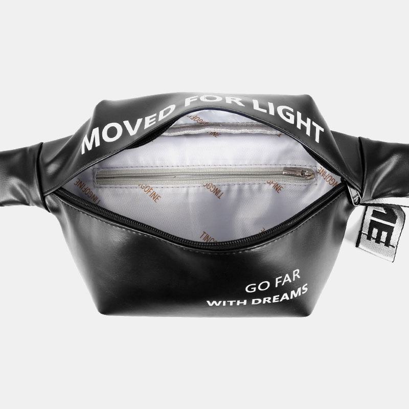 Unisex Wodoodporny Sportowy Moda Jednolity Kolor Cross Body Bag Torba Na Talię Torba Na Klatkę Piersiową