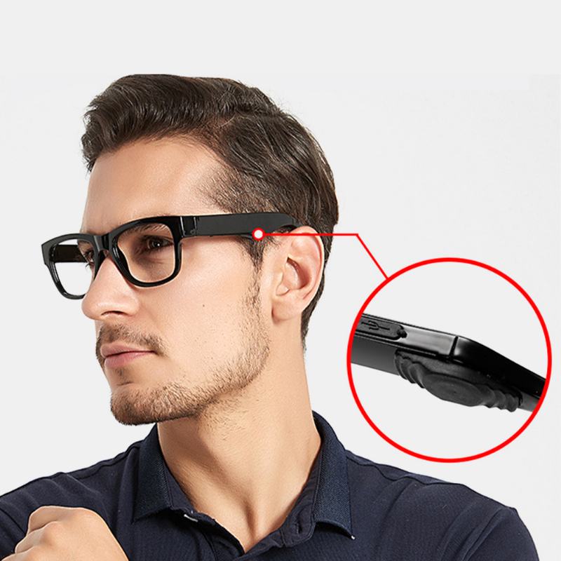 Unisex Zestaw Słuchawkowy Bluetooth Anti-blue Light Intelligence Touch Outdoor Riding Plain Glasses