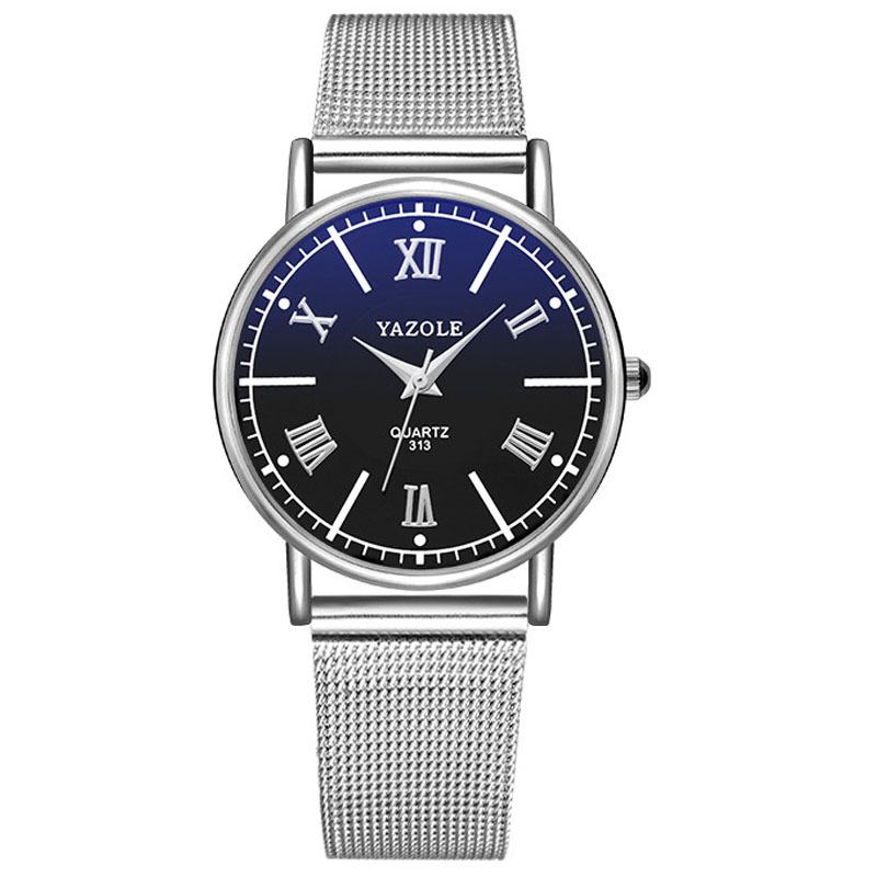 Urban Moda Damskie Watch 3atm Wodoodporny Pasek Z Siatki Ze Stali Nierdzewnej Luxury Style Lady Quartz Watch