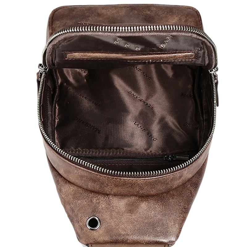 Vintage Casual Sling Bag Torba Przez Ramię Torba Na Klatkę Piersiową Dla Mężczyzn