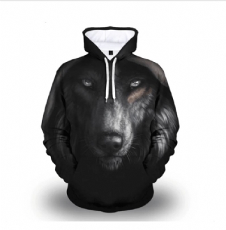 Wilki - Stijlvolle En Warme Hoodie Animal Style