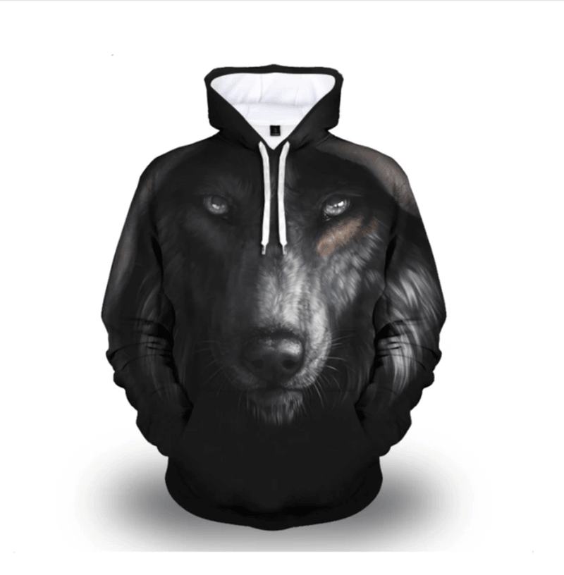 Wilki - Stijlvolle En Warme Hoodie Animal Style