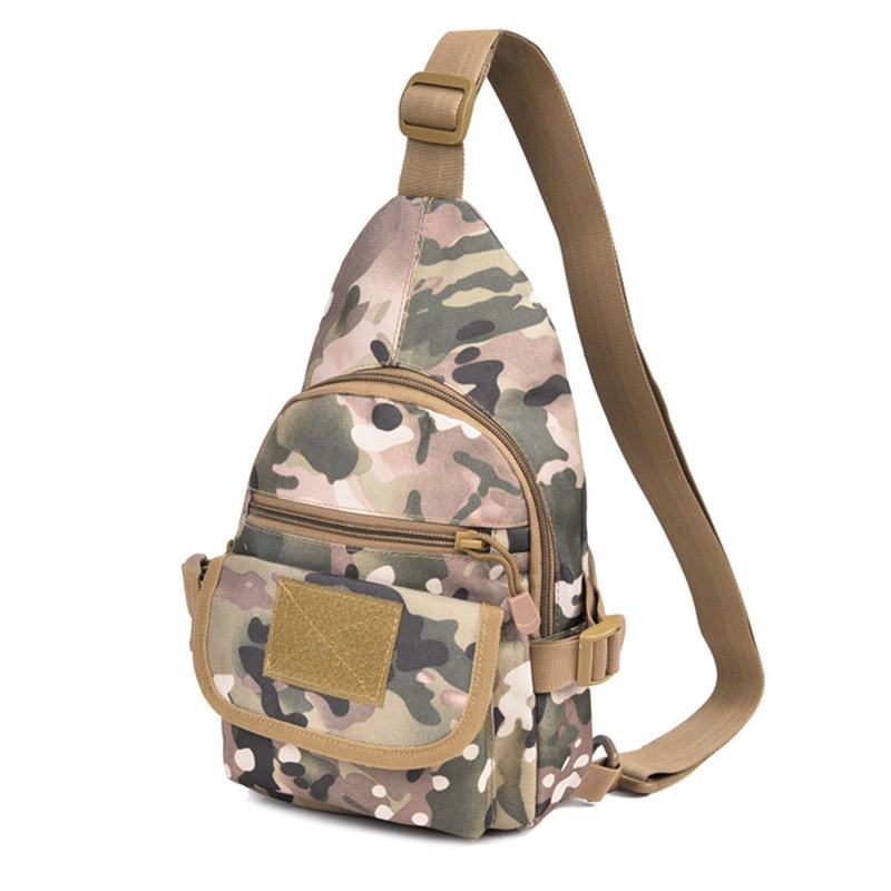 Wodoodporna Nylonowa Torba Crossbody Outdoor Torba Na Ramię Dorywcza Torba Na Klatkę Piersiową Dla Mężczyzn