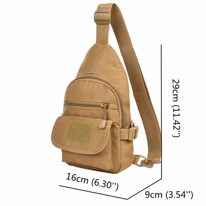 Wodoodporna Nylonowa Torba Crossbody Outdoor Torba Na Ramię Dorywcza Torba Na Klatkę Piersiową Dla Mężczyzn