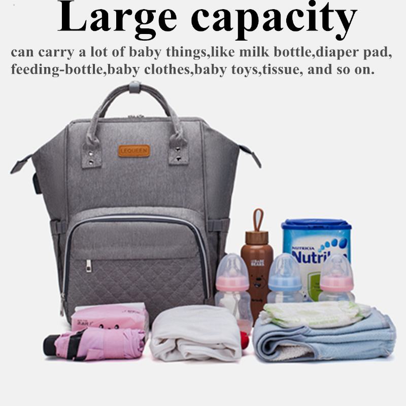 Wodoodporny Plecak Dla Mamy Dla Kobiet O Dużej Pojemności Z Portem Ładowania Usb Na Zakupy W Podróży