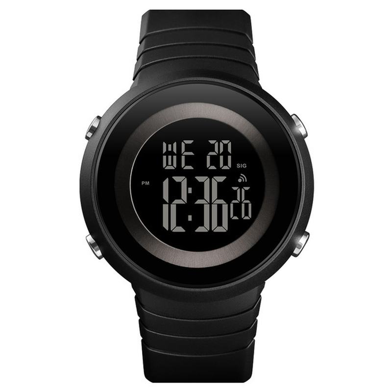 Wodoodporny Stoper Alarm Cyfrowy Zegarek Outdoor Sports Męskie Watch