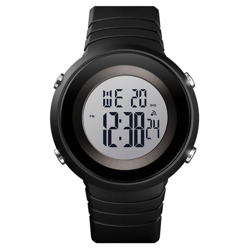 Wodoodporny Stoper Alarm Cyfrowy Zegarek Outdoor Sports Męskie Watch