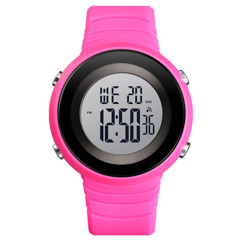 Wodoodporny Stoper Alarm Cyfrowy Zegarek Outdoor Sports Męskie Watch