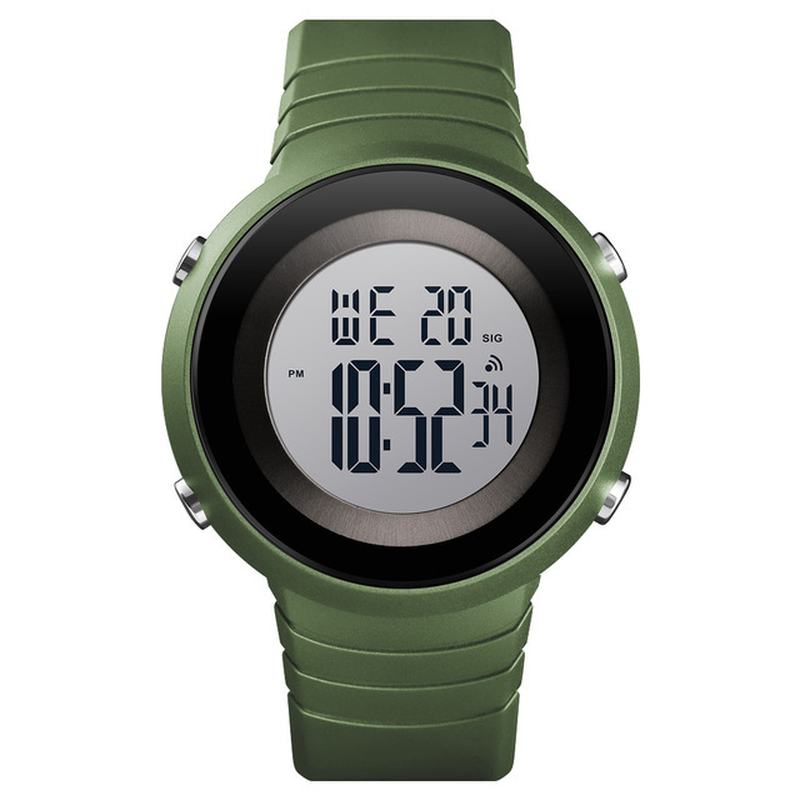 Wodoodporny Stoper Alarm Cyfrowy Zegarek Outdoor Sports Męskie Watch