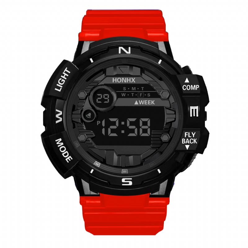 Zegarek Męski Moda Luminous Display Budzik Cyfrowy Zegarek